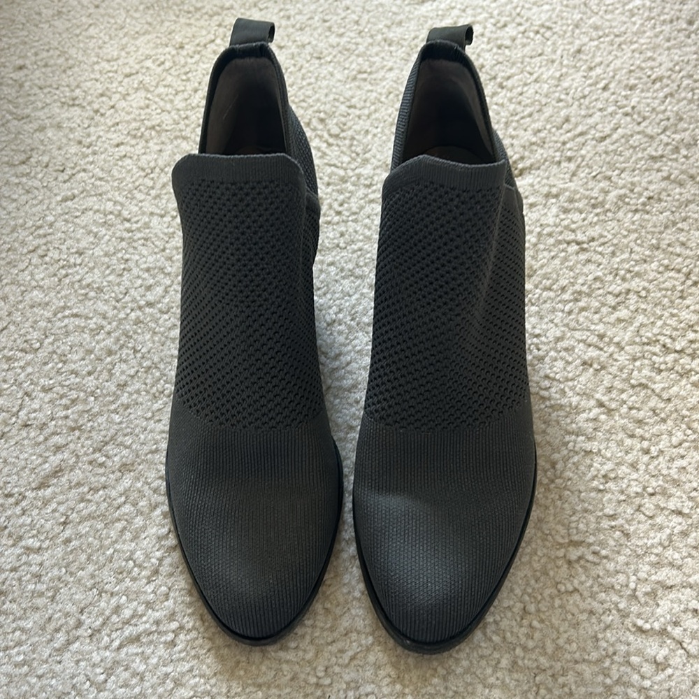 Eileen Fisher Joss Knit Ankle Boot Graphite - Picture 3 of 10